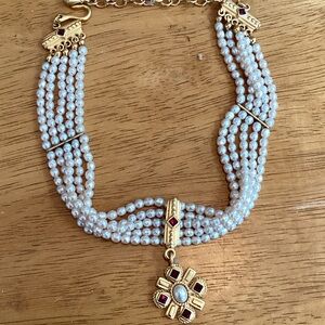 Carol Lee vintage Pearl Choker